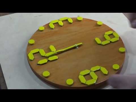 ¿Cómo hacer un reloj de madera?