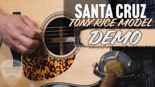 Video thumbnail for Demo: Santa Cruz Tony Rice Signature Model Guitar by Banjo Ben Clark