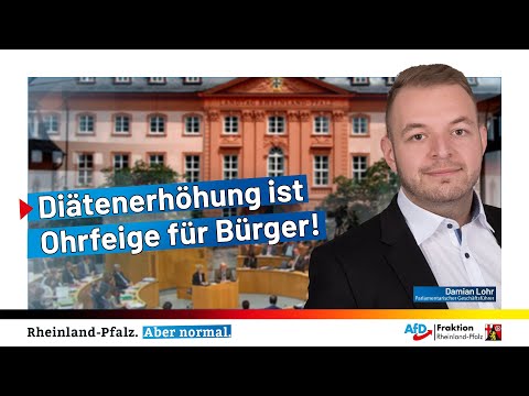 Damian Lohr (AfD): Bundeseinheitliche Instanz soll Überbietungswettbewerb beenden!