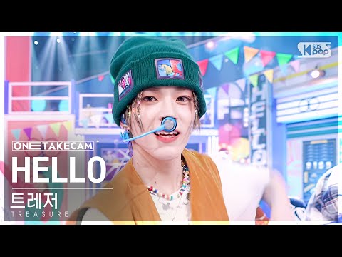 [단독샷캠4K] 트레저 'HELLO' 단독샷 별도녹화│TREASURE ONE TAKE STAGE @SBS Inkigayo 221009