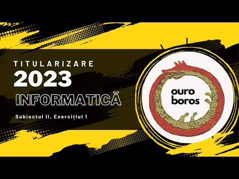 Titularizare 2023 - Informatica   (n-ouroboros)