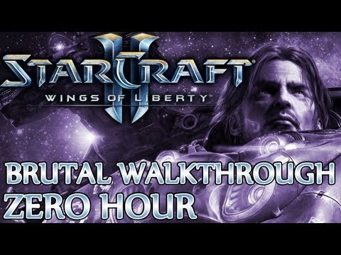 Ⓦ Starcraft 2 WoL Walkthrough ▪ Brutal - Zero Hour ▪ Mar Sara Mission 3