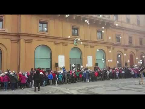 Palloncini bianchi verso il cielo di Copparo