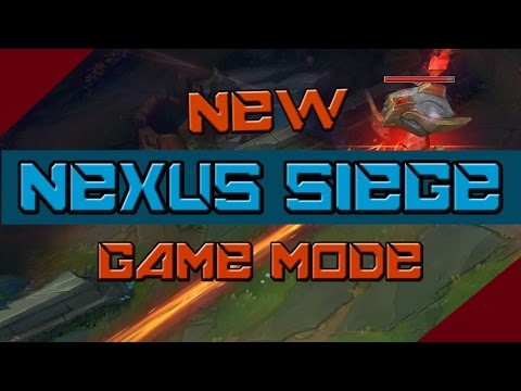 NEXUS SIEGE FULL GAMEPLAY NEW GAMEMODE! - PBE