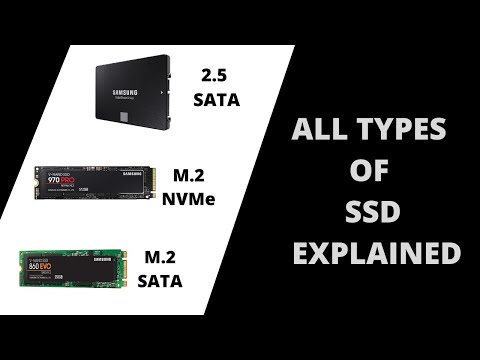 M.2 NVMe Vs M.2 SATA Vs 2.5 SATA || All types of SSD