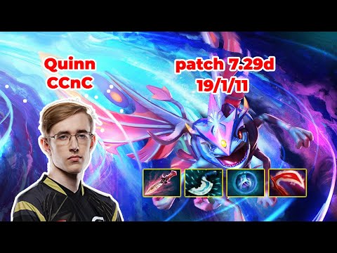 Quinn CCnC Puck Mid - DOTA 2 7.29d - MMR rank - Dota2 Gameplay [Learn To PRO dota2]