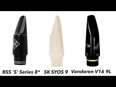 3 AWESOME Tenor Sax Mouthpieces - *Play Test* - Boston Sax Shop, SYOS and Vandoren V16