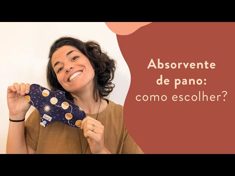 Modelos, tamanhos e tipos de absorventes de pano