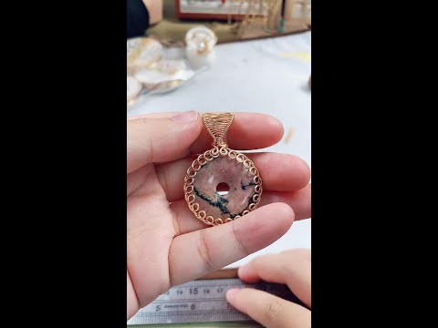 [Step by Step Tuto] How to Make a Wire Wrapped Pendant with an Oval Stone