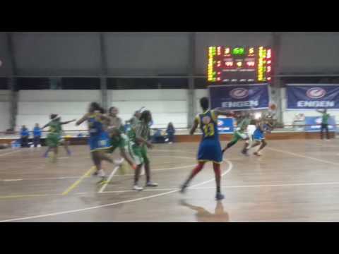 Basquetebol 5º jogo final feminina campeonato da cidade de Maputo Costa do Sol Ferroviário