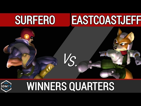 SDSU Biweekly 54 - Surfero (Falcon) vs. EastCoastJeff (Fox) - SSBM Winners Quarters - Smash Melee
