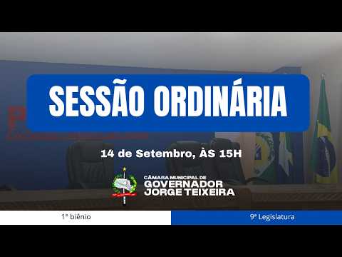 VIGÉSIMA SÉTIMA SESSÃO ORDINÁRIA DE 2026 - 14/09/2026.