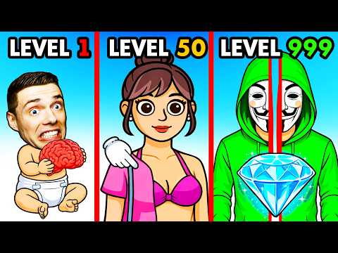 LEVEL 1 vs LEVEL 999 AI PUZZLE