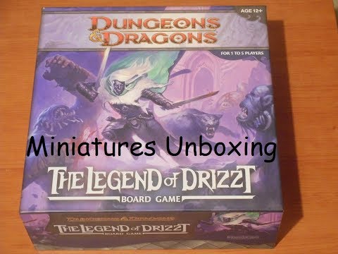Dungeon & Dragons The Legend of Drizzt Part 1/5 (Miniatures Unboxing)