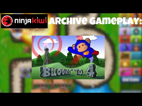 Ninja Kiwi Archive Gameplay #4: Bloons TD 4 - YouTube