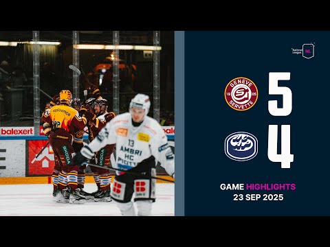 Genève-Servette HC vs. HC Ambri Piotta - Game Highlights