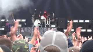 (HD) Steel panther - intro + pussywhipped  live at download festival 2014 donington UK