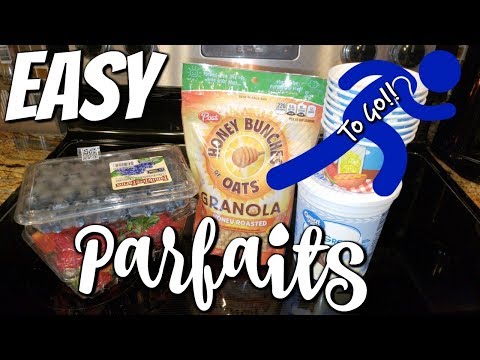 EASY PARFAITS TO GO~FOODIE FRIDAYS!