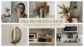 FALL DECORATING IDEAS | DECORATING MY KITCHEN FOR FALL 2023