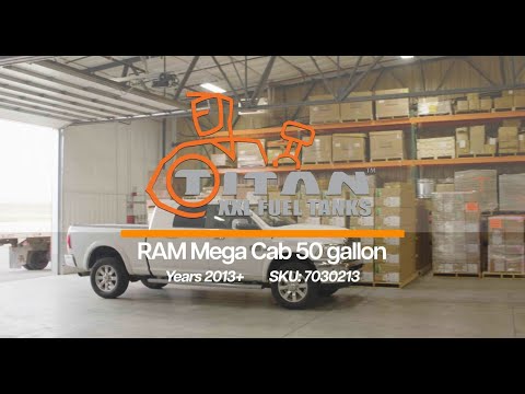 Titan Fuel Tanks 2013+ Ram Mega Cab Cummins Fuel Tank Install | 7030213