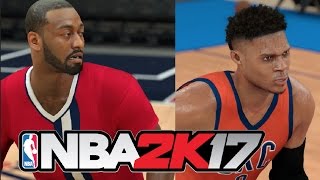 Who Is Faster Between John Wall And Russell Westbrook? NBA 2K17 SKILLS CHALLENGE