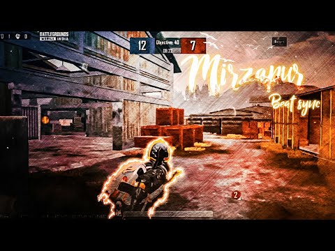 MIRZAPUR THEME SONG BEAT SYNC MONTAGE | BGMI MONTAGE | SHORT MONTAGE |PUBG MONTAGE