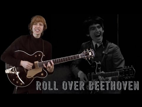 Roll Over Beethoven Studio Cover - The Beatles - Lead Guitar Solo, Bass, Drums and Vocals