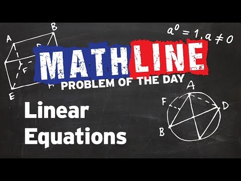 One Variable Equations| Solving LInear Equations | Mathline |Mathline Online