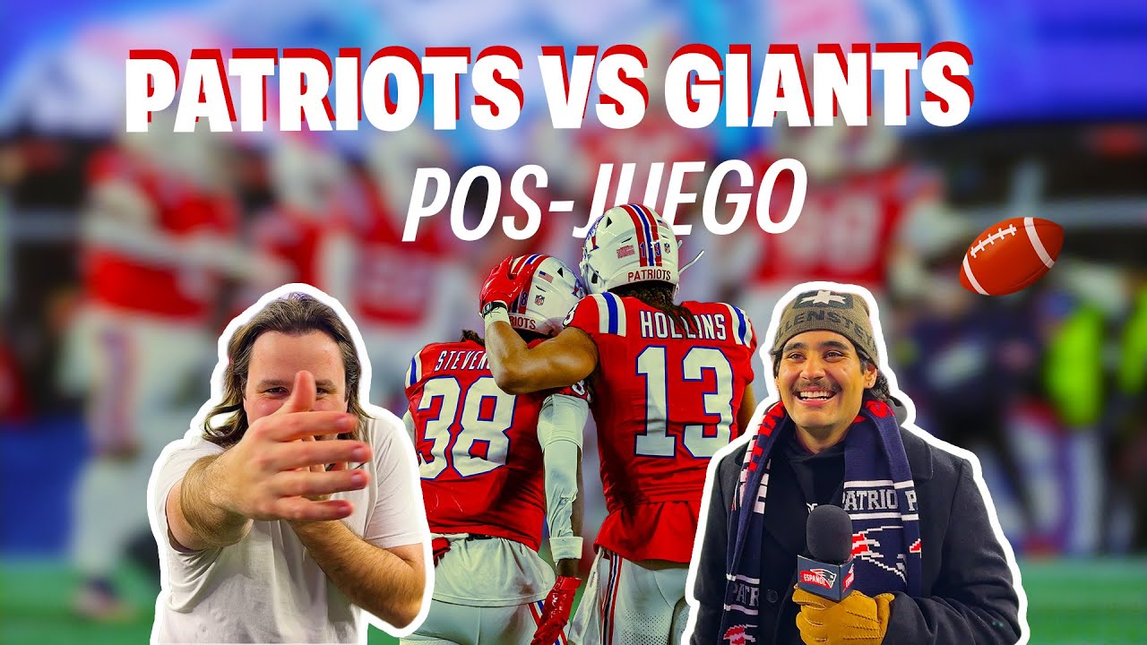 Mundo Patriota : Patriots BRILLAN vs. Giants en MONDAY NIGHT FOOTBALL ¡En vivo desde el campo!