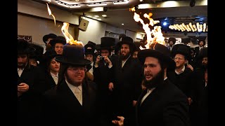 ריקודים ומצווה טאנץ מחתונת נינת הרב יעקב מאיר שכטר