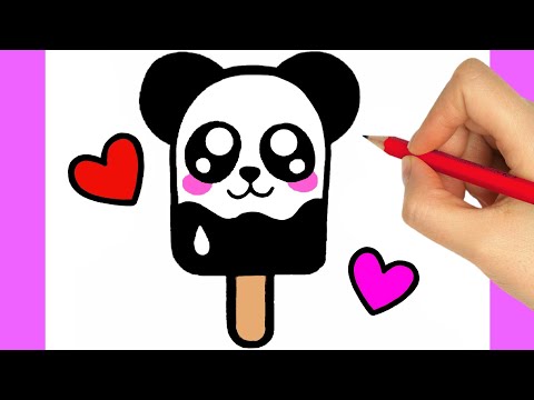 Eis Zeichnen und Malen - Einfaches zeichnen lernen