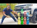 ZZ Dad Crushing Satisfying Food With Monster Truck Wait Is That Easter Candy