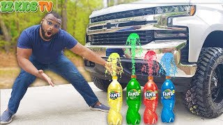 ZZ Dad Crushing Satisfying Food With Monster Truck Mp4 3GP & Mp3
