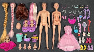 Download lagu 11 Minutes Satisfying with Unboxing Barbie Family Playset, Cute Doll Toys ASMR | Review Toys  mp3