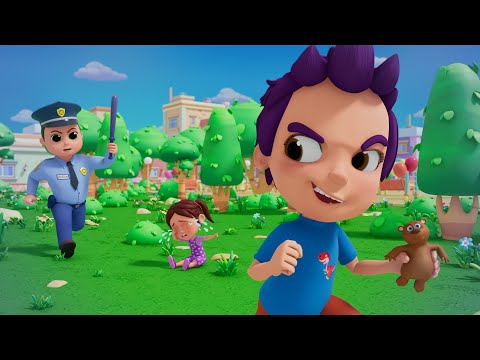 I’ll Be a Police Officer Song | Thief Chase Cartoon | Kids Safety Rules | Fun Police Story for Kids
