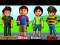 Little Singham Shiva Kicko Rudra Shadow Puzzle Latest Cartoon Gameplay Video