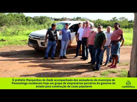 Prefeito e vereadores do munícipio recebem grupo de empresários para a construção de casas populares