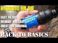 How to use Sawyer water filter for survival