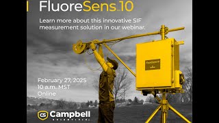 fluoresens™10 webinar: complete solution for your sif and vegetative indices measurements