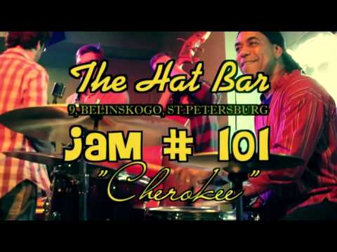 JAM # 101 @ THE HAT BAR – Drum Solo By Ernesto Simpson Cherokee