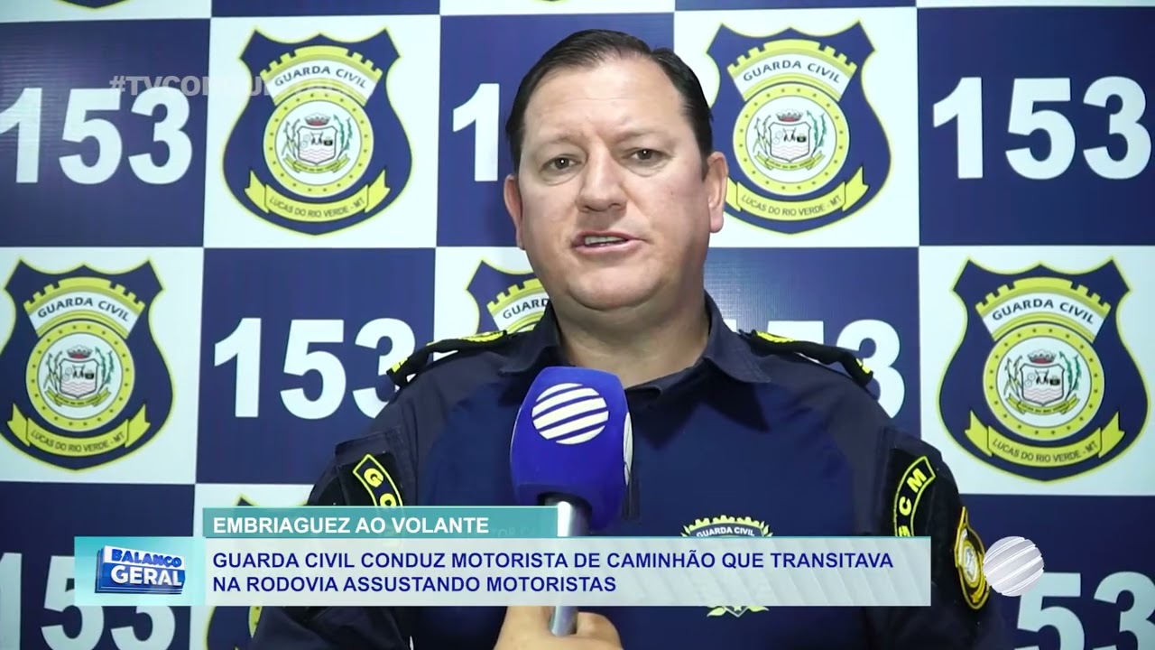 Guarda Civil Intervém em Caminhoneiro que Assustava Motoristas em Lucas do Rio Verde