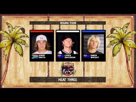 Round 4, Heat 3 - Jordy Smith vs Chris Davidson vs Owen Wright