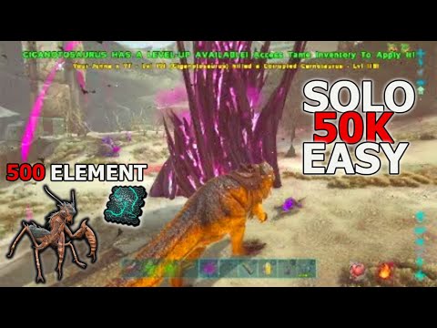 Ark Extinction Element Veins SOLO | 50k Element Vein Ark EASY