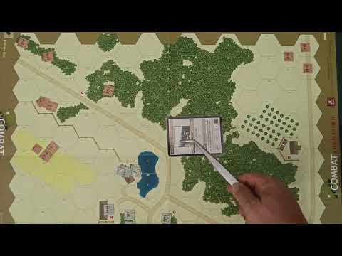 Combat commander board game. Game play in greek. Part 1