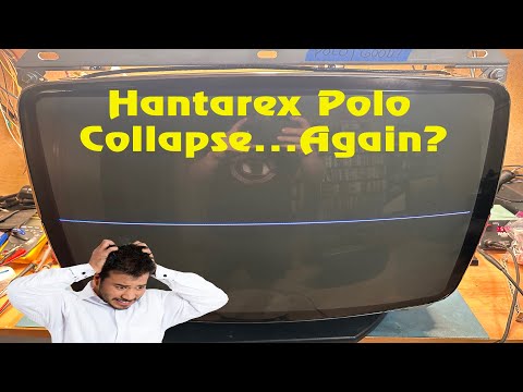 33" Hantarex Polo Arcade Monitor Repair #1 - Vertical Collapse Nightmare - Conversion to 25?"
