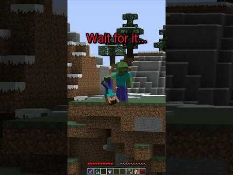Minecraft: Can Herobrine Save Steve From Zombie King😨⚡- Fearless #short