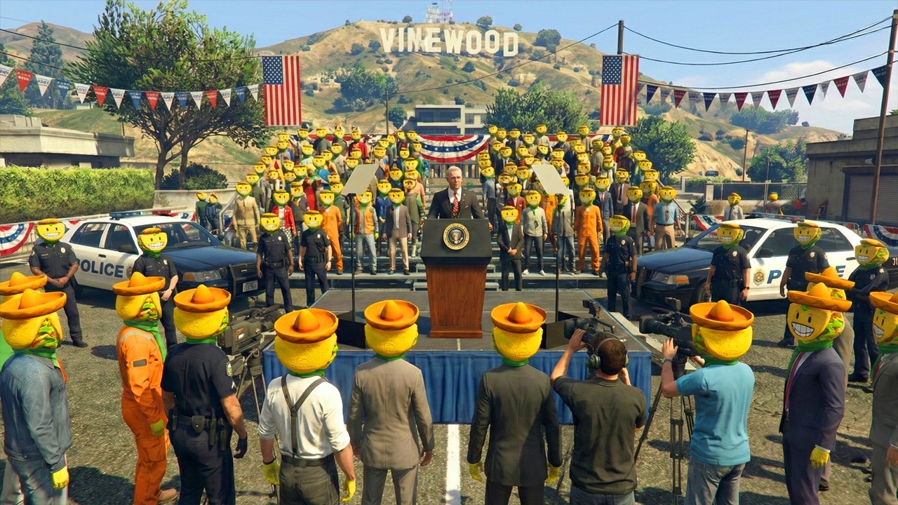 INTENTÉ ASESINAR al PRESIDENTE de LOS SANTOS en GTA 5 Online