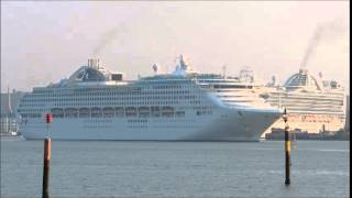 Independence OTS, Oceana, Balmoral, Emerald Princess& Dawn Princess