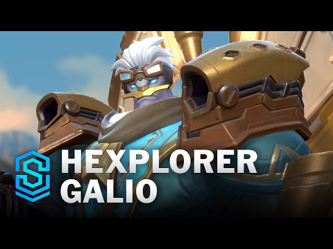 Hexplorer Galio Wild Rift Skin Spotlight