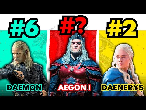 Ranking Top 10 Most DANGEROUS Targaryens in Westeros (EXPLAINED)